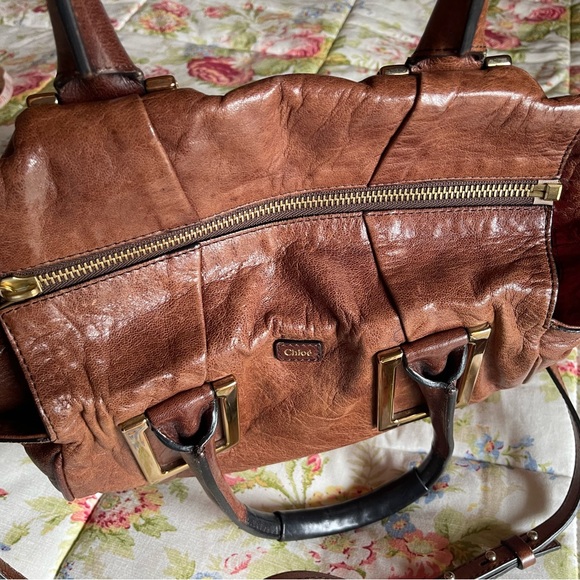 Authentic Chloe Ethel Handbag Cognac - Picture 3 of 16